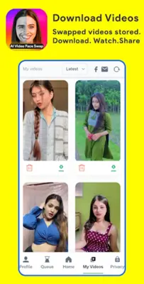 Face Swap AI Video Editor android App screenshot 0