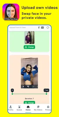 Face Swap AI Video Editor android App screenshot 2